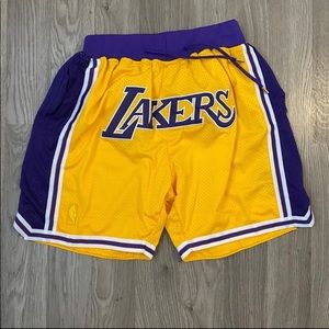 JUST DON LAKER REP SHORTS